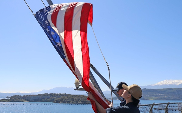 USS Mount Whitney Arrives in Souda Bay, Greece