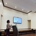 Dr. Lillian Musila, WRAIR-Africa Research Director, presents findings of extensively drug-resistant bacteria from Defence Forces Memorial Hospital at the Kenya Medical Research Institute for the Kenya Defense Force Quarterly Meeting