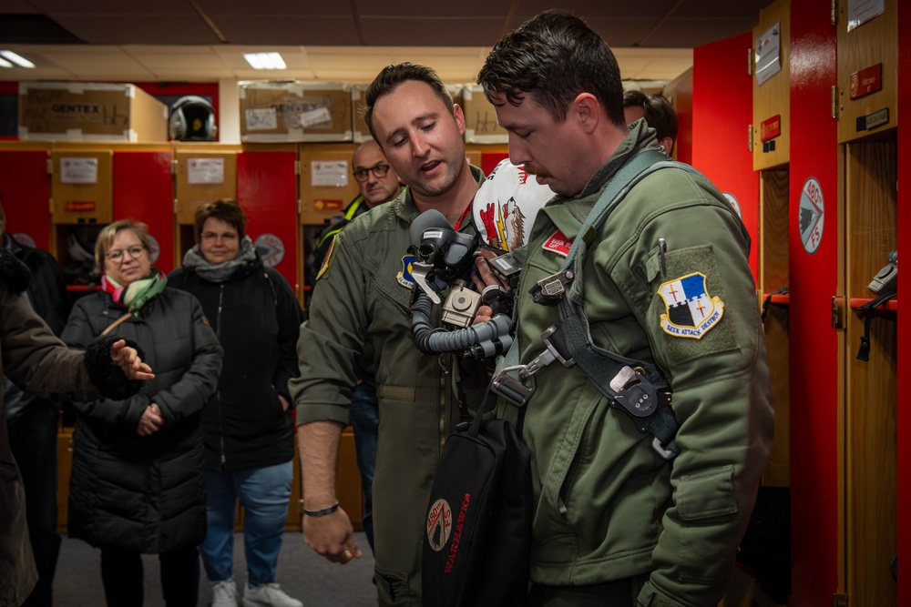 Speicher Area Council Visits Spangdahlem for Night Flying Insight