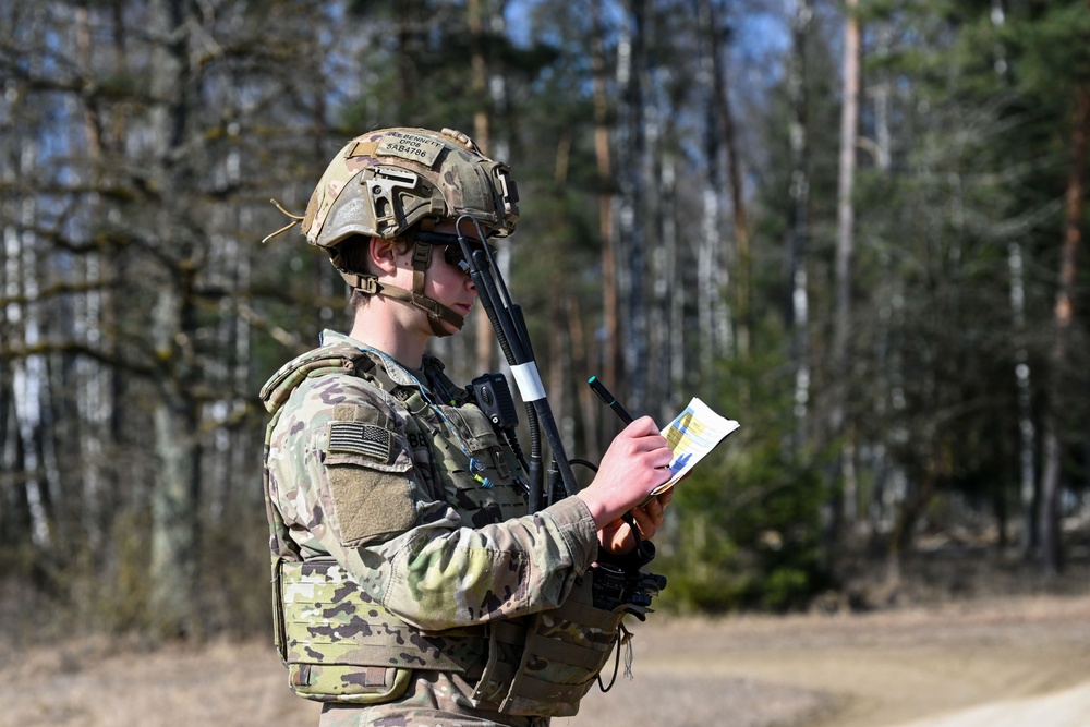 Sky Soldiers Conduct a Live Fire Exercise