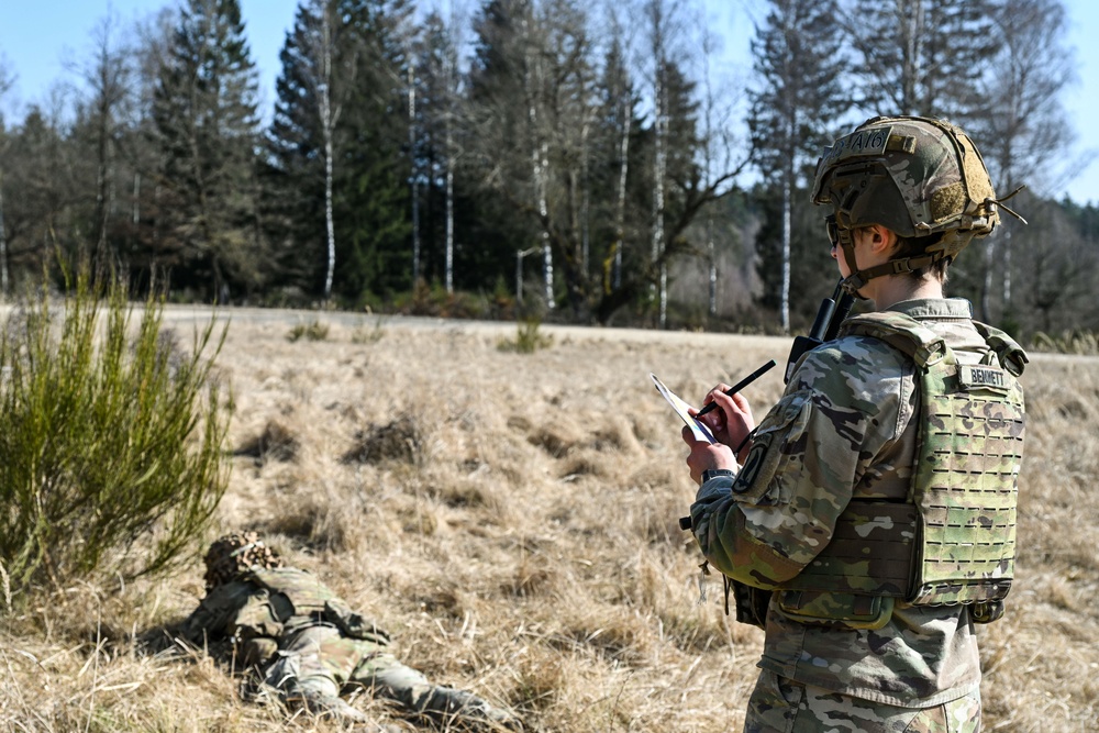 Sky Soldiers Conduct a Live Fire Exercise