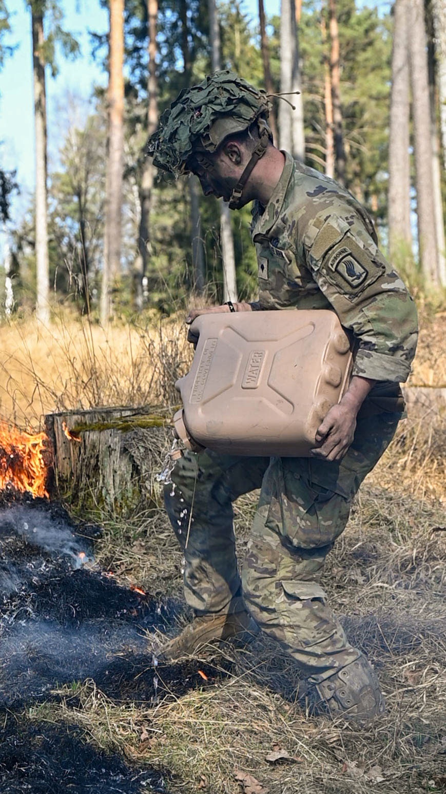 Sky Soldiers Conduct a Live Fire Exercise