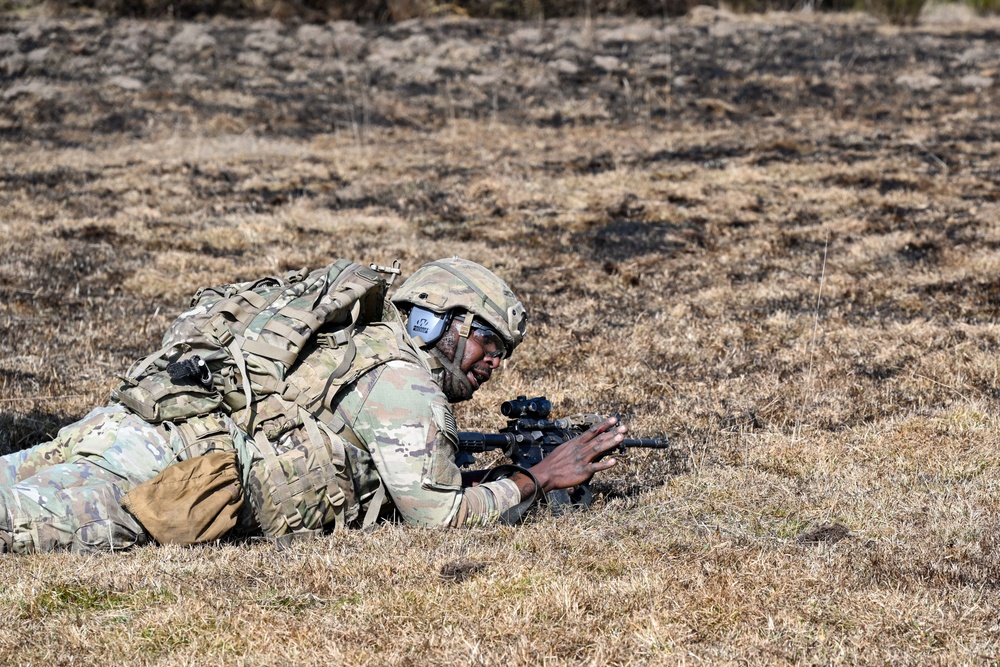 Sky Soldiers Conduct a Live Fire Exercise