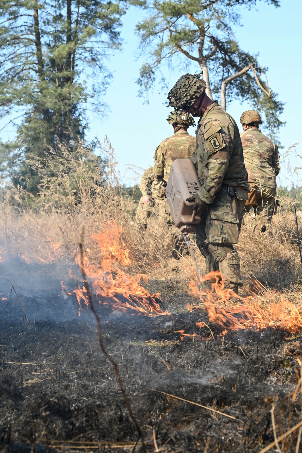 Sky Soldiers Conduct a Live Fire Exercise