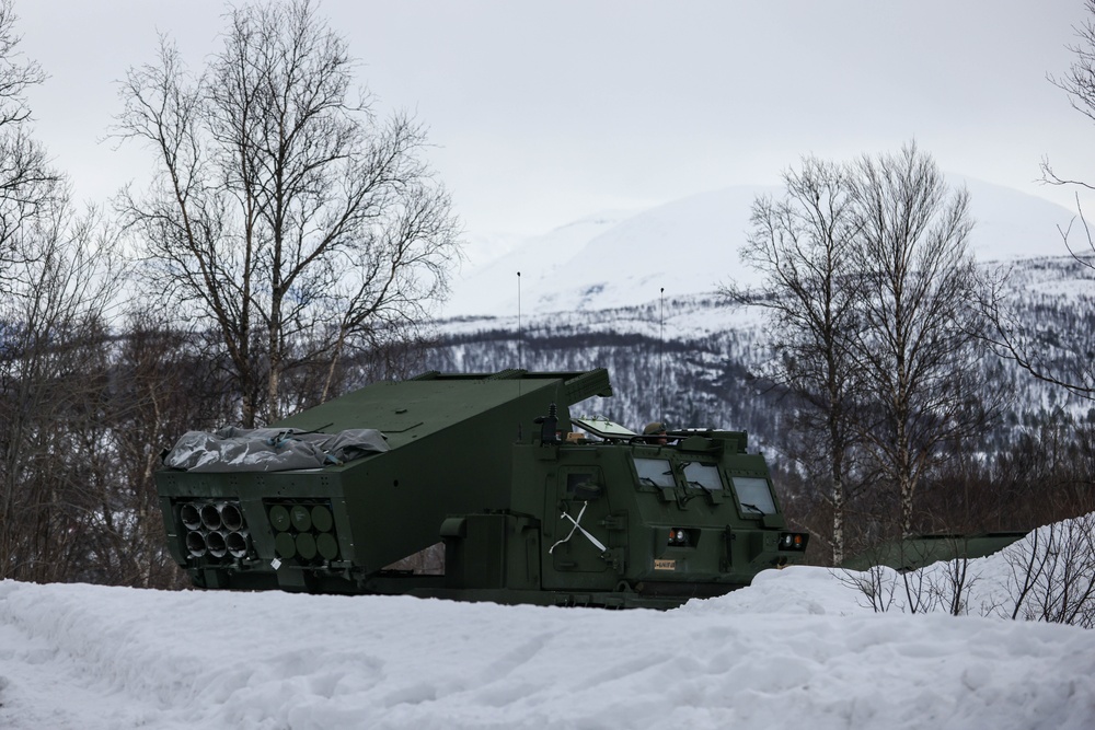 MLRS battalion conducts live-fire exercise in Norway during Joint Viking 25