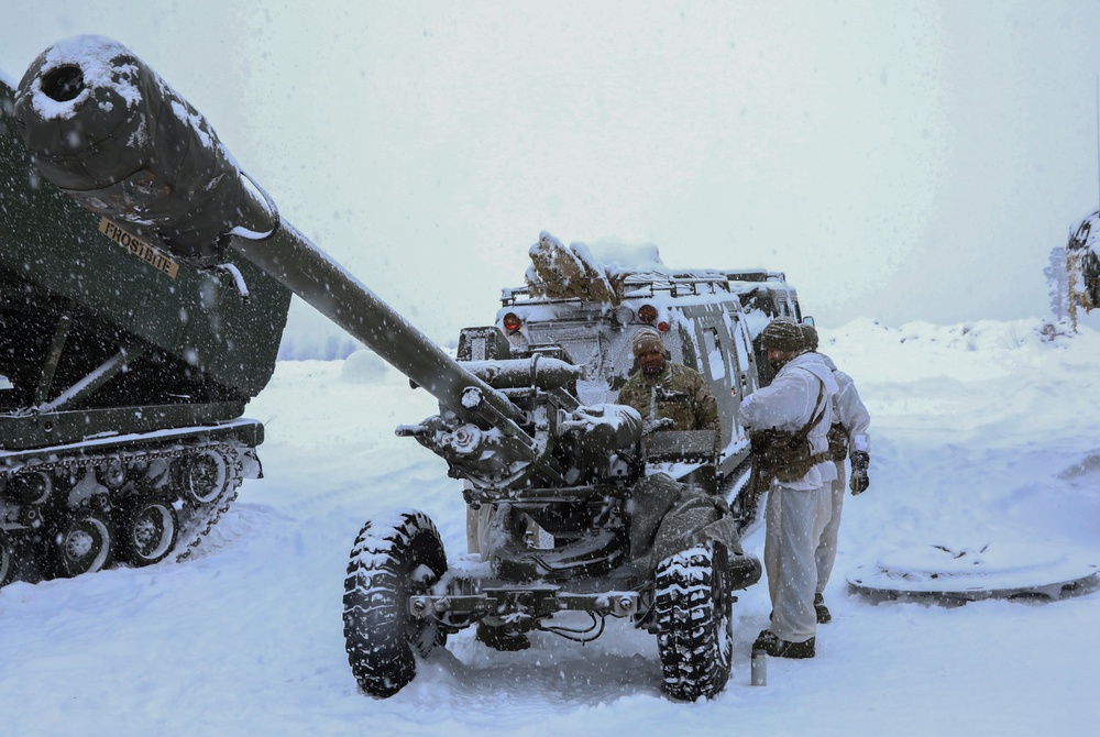 U.S. Army MLRS battalion, Allied militaries conduct static display for external media during exercise in Norway