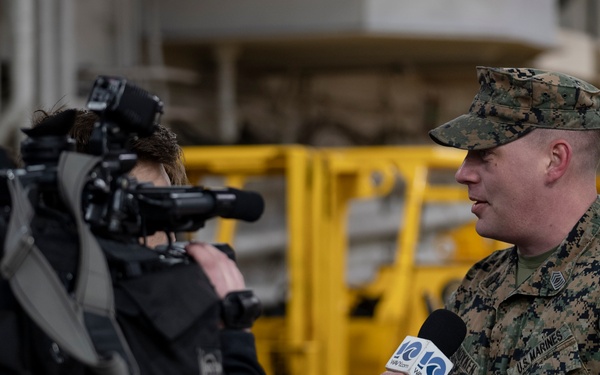 WAVY 10 Visits USS Kearsarge