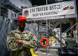 Staff in the Spotlight Interior Communications Electrician 1st Class Jomo Terry