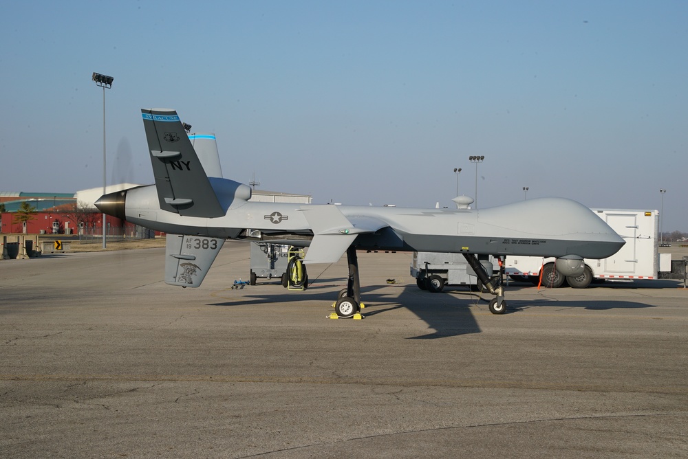 Advanced Wrath MQ-9 Reaper safety checks, taxi and takeoff