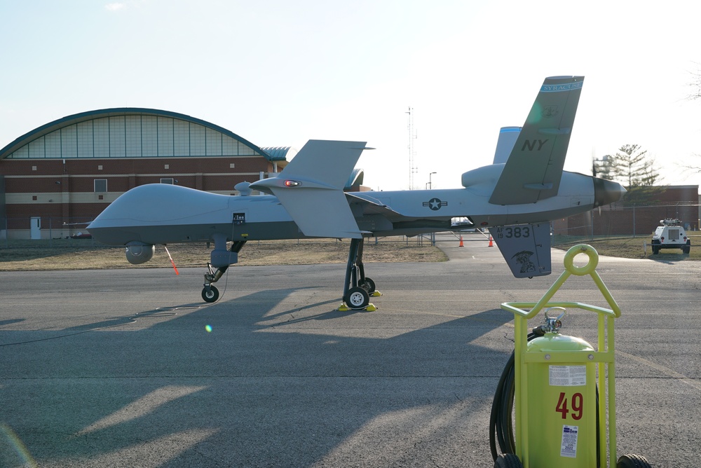 Advanced Wrath MQ-9 Reaper safety checks, taxi and takeoff