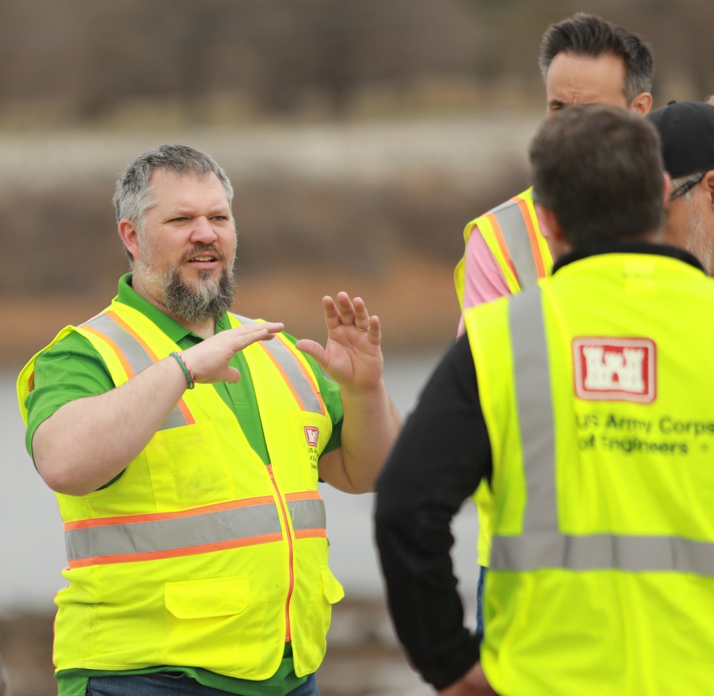 DSPC engineers visit Keystone to perform site surveys for dam safety project