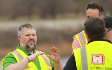 DSPC engineers visit Keystone to perform site surveys for dam safety project