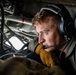 C-17 aerial refueling over the Atlantic Ocean
