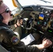C-17 aerial refueling over the Atlantic Ocean