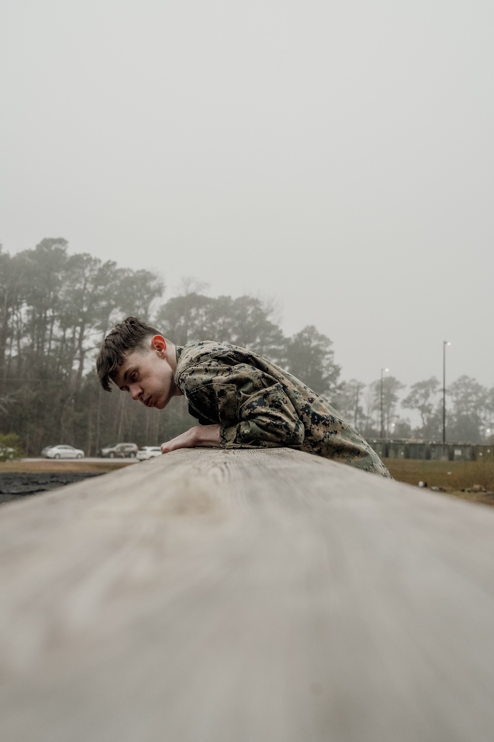 Headquarters and Service Company conduct Obstacle Course training