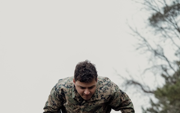 Headquarters and Service Company conduct Obstacle Course training