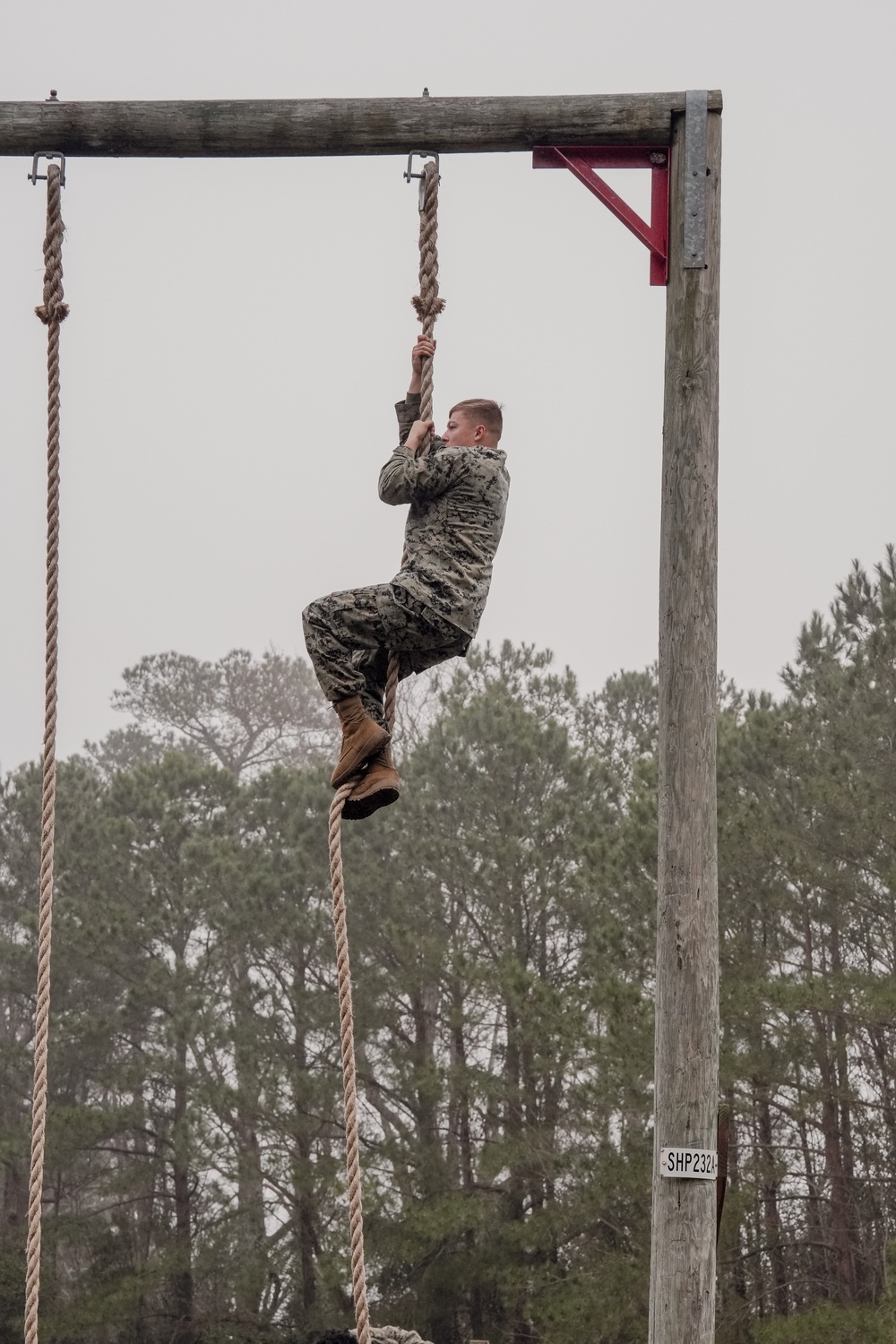 Headquarters and Service Company conduct Obstacle Course training