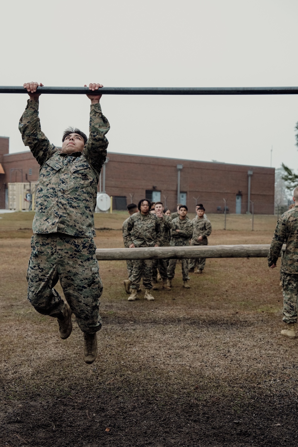Headquarters and Service Company conduct Obstacle Course training