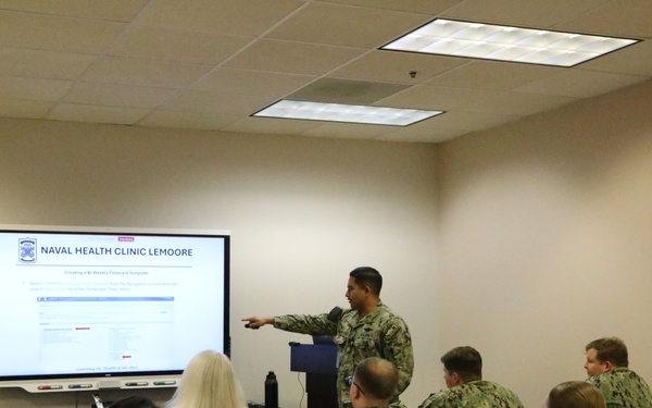 Naval Health Clinic Lemoore Takes Time Tracking Seriously
