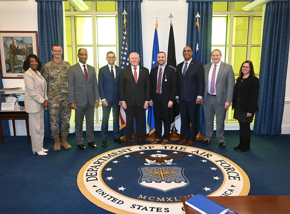 SecAF Recognizes Matt Williams