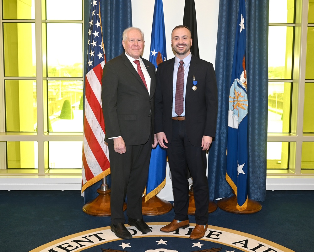 SecAF Recognizes Matt Williams