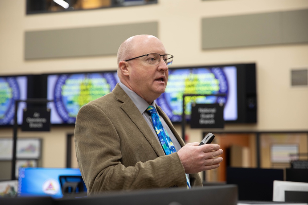 Leadership group visits Boone National Guard Center