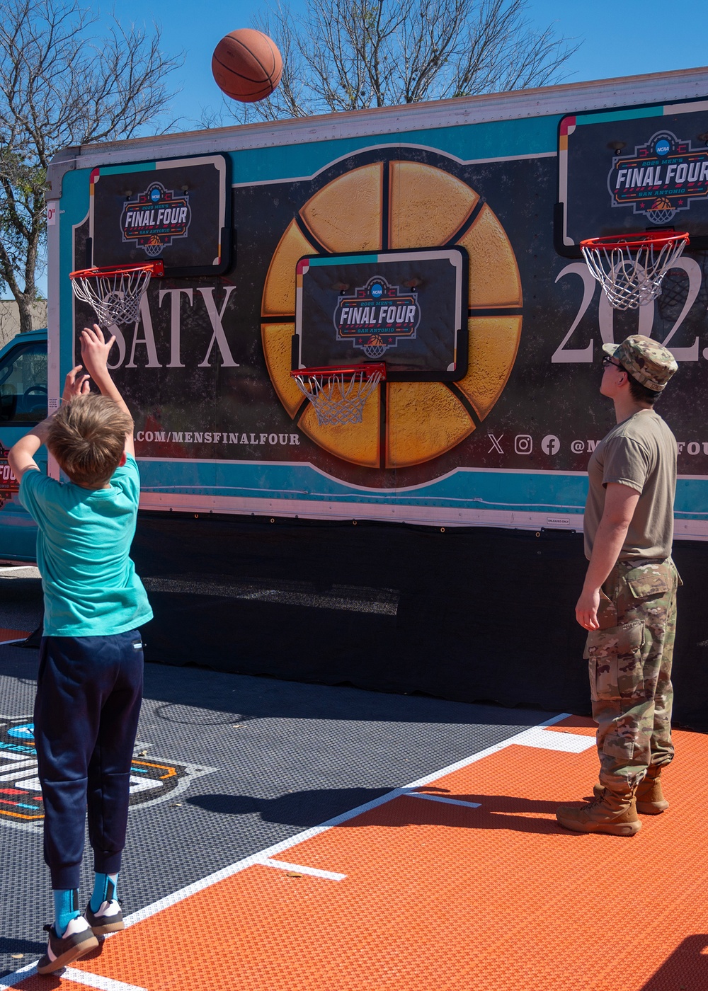 Fan Jam Final Four Trophy Tour at JBSA-Lackland