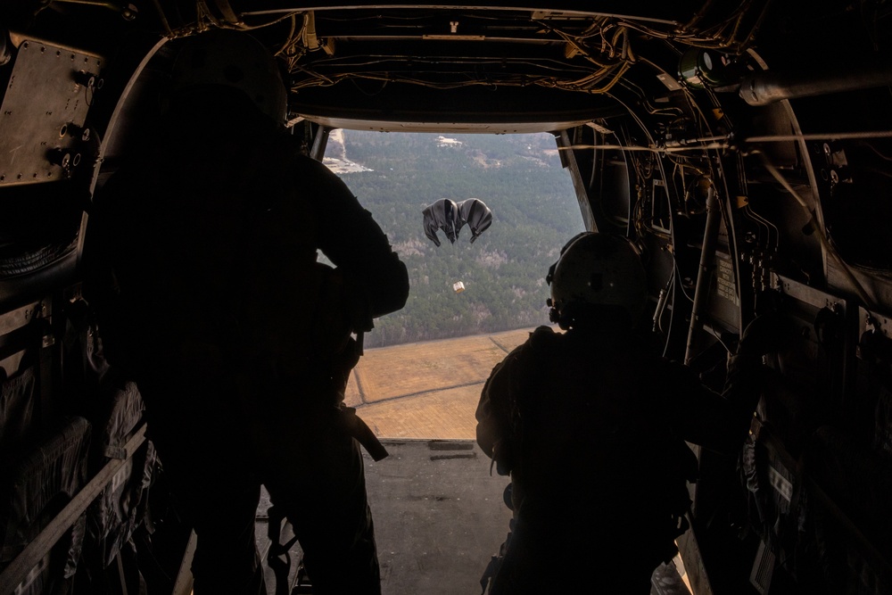 2nd Distribution Support Battalion Air Delivery and Static Line Training