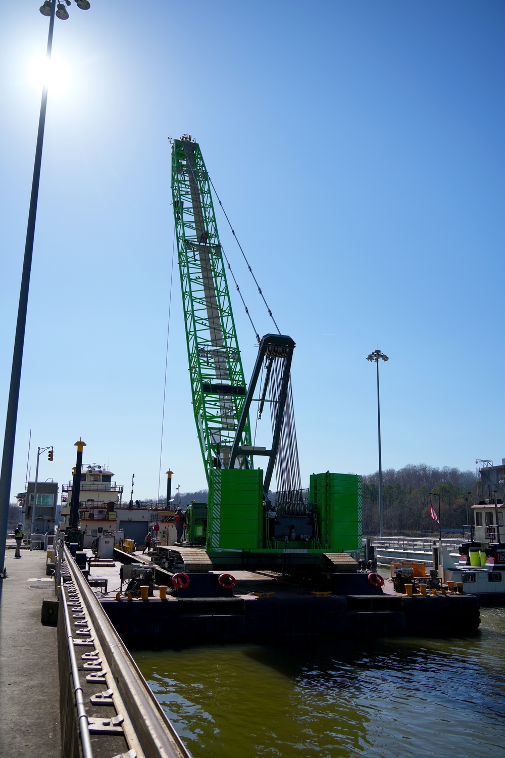 Ongoing maintenance at Cheatham Lock aims to improve navigation safety