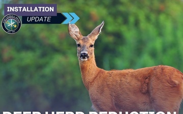 Fort Meade announces annual deer herd reduction measures