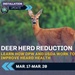 Fort Meade announces annual deer herd reduction measures