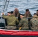 U.S. Marines disembark from the USS Somerset (LPD 25) during QUART 25.2