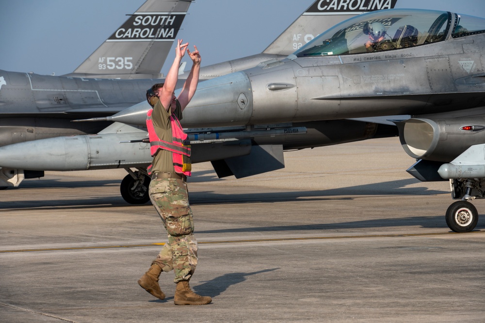 South Carolina Air National Guard conducts EOR operations