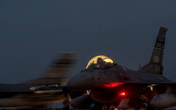 South Carolina Air National Guard conducts night flying operations