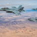 Hive mind: Navy Super Hornets fly in formation over USCENTCOM AOR