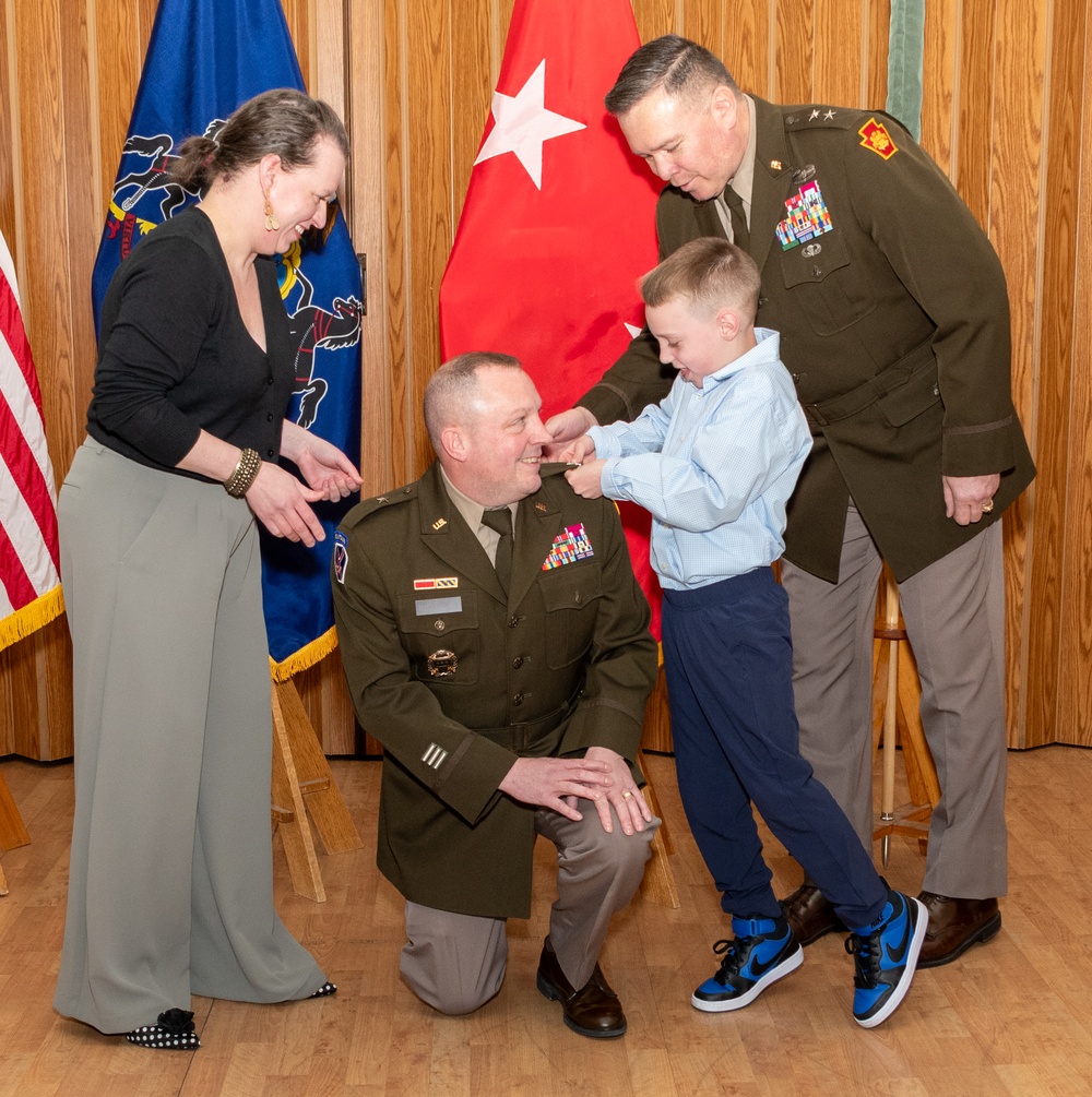 Assistant Adjutant General – Army promoted to brigadier general