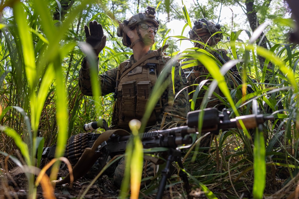 Students at SOI-W Participate in the Advanced Infantry Marine Course