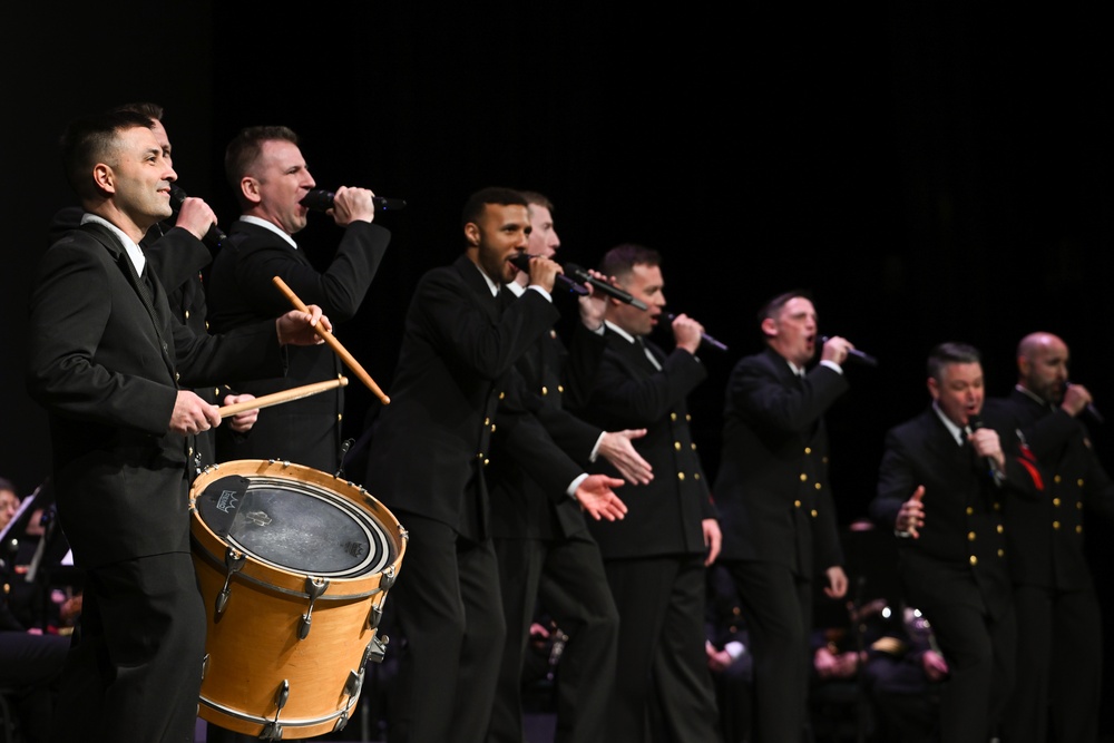 U.S. Navy Band performs in Athens on National Tour