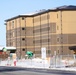 March 2025 barracks construction operations for South Barracks Project at Fort McCoy