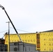 March 2025 barracks construction operations for East Barracks Project at Fort McCoy