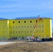 March 2025 barracks construction operations for East Barracks Project at Fort McCoy