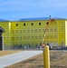 March 2025 barracks construction operations for East Barracks Project at Fort McCoy