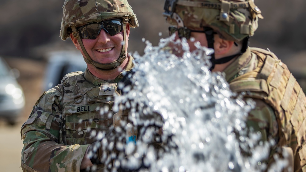 Freedom Shield 25 Water Platoon Conducts Water Purification Operations