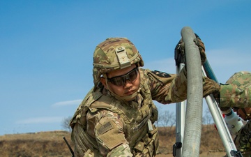 Freedom Shield 25 Water Platoon Conducts Water Purification Operations