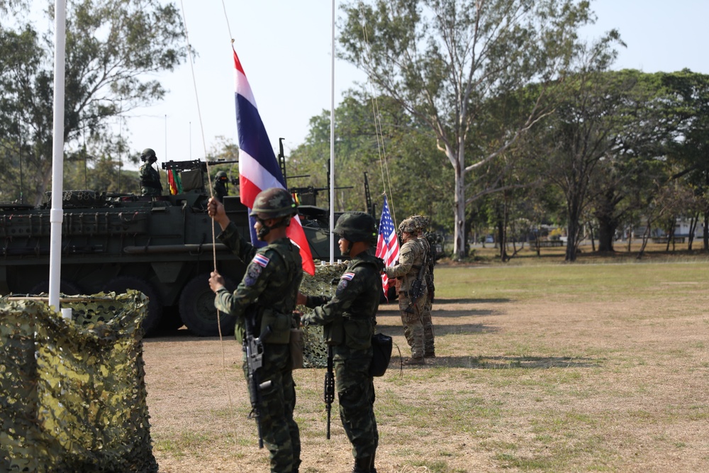 US Army Soldiers and Royal Thai Army Conduct Hanuman Guardian 2025 Opening Ceremony