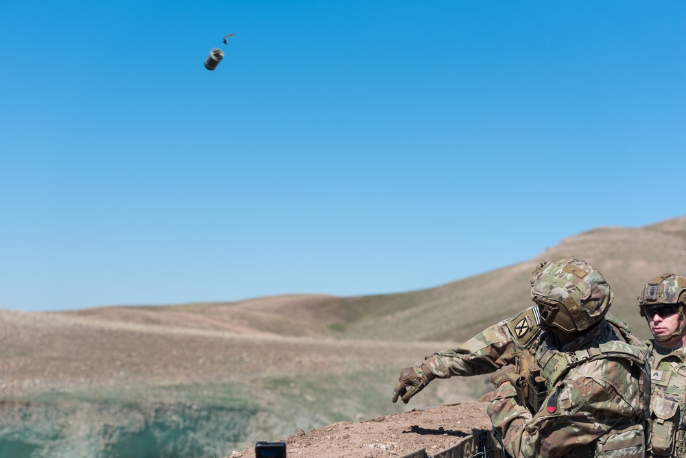 Coalition Forces Throw, Launch, Propel Grenades