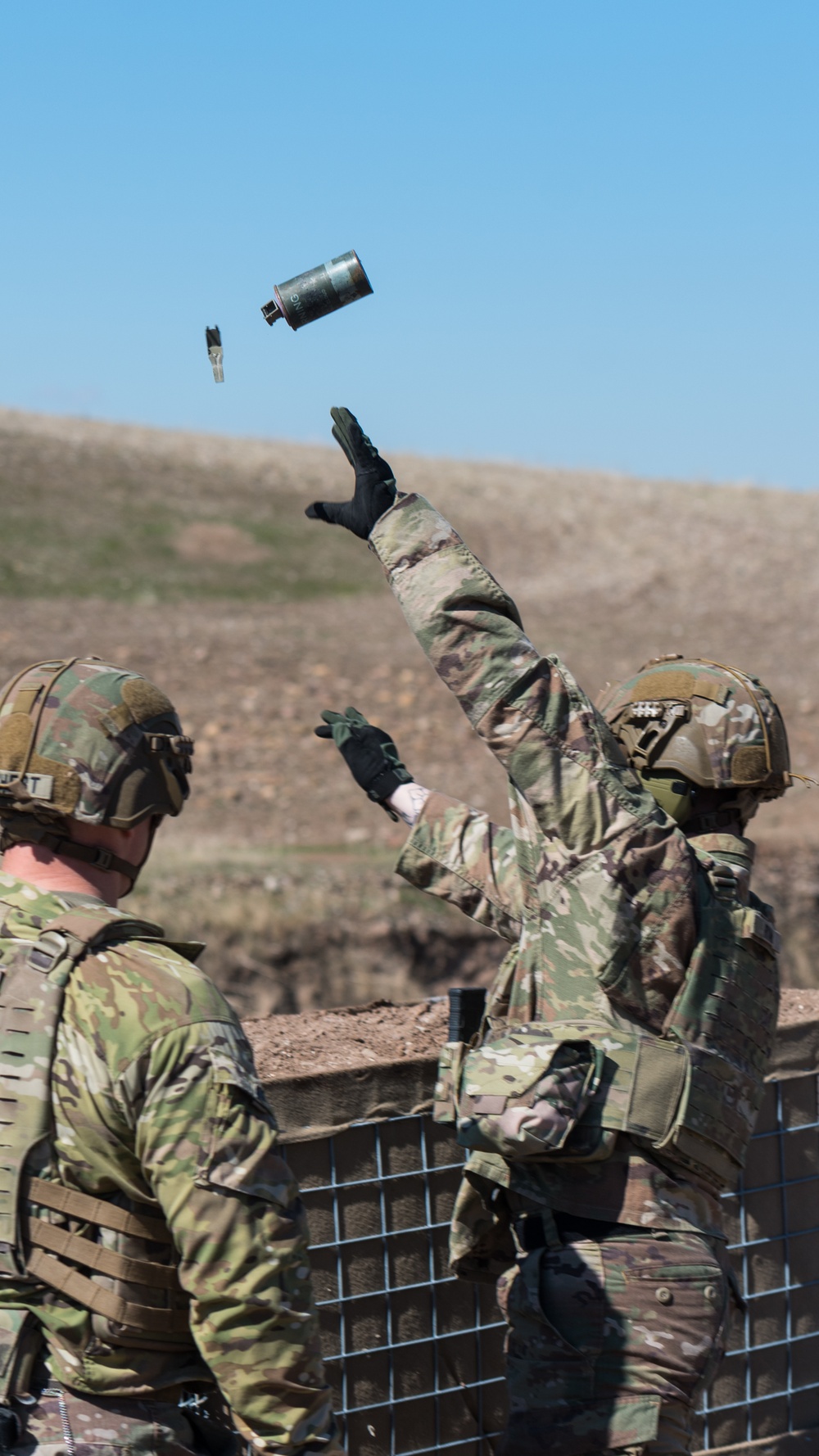 Coalition Forces Throw, Launch, Propel Grenades