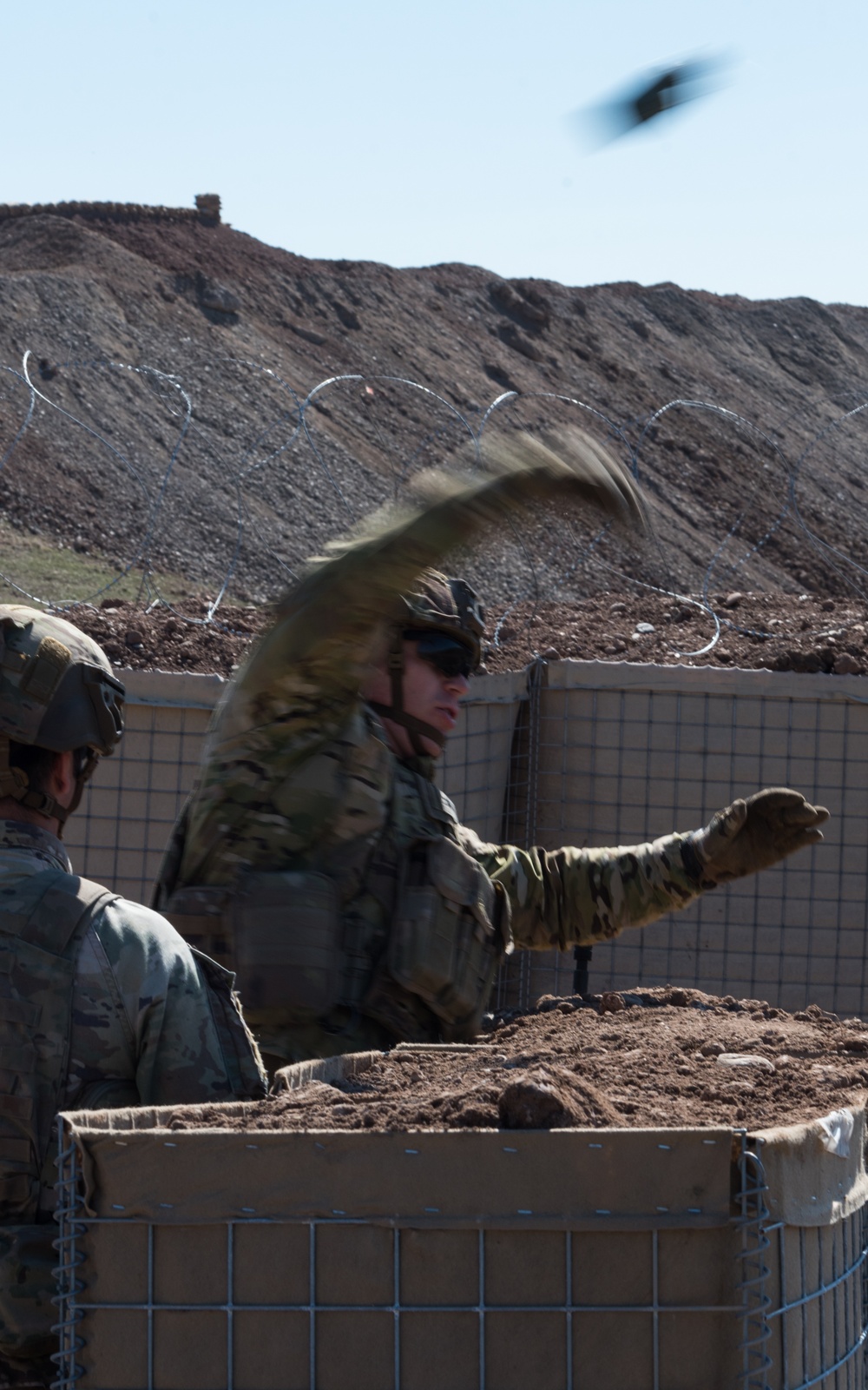 Coalition Forces Throw, Launch, Propel Grenades