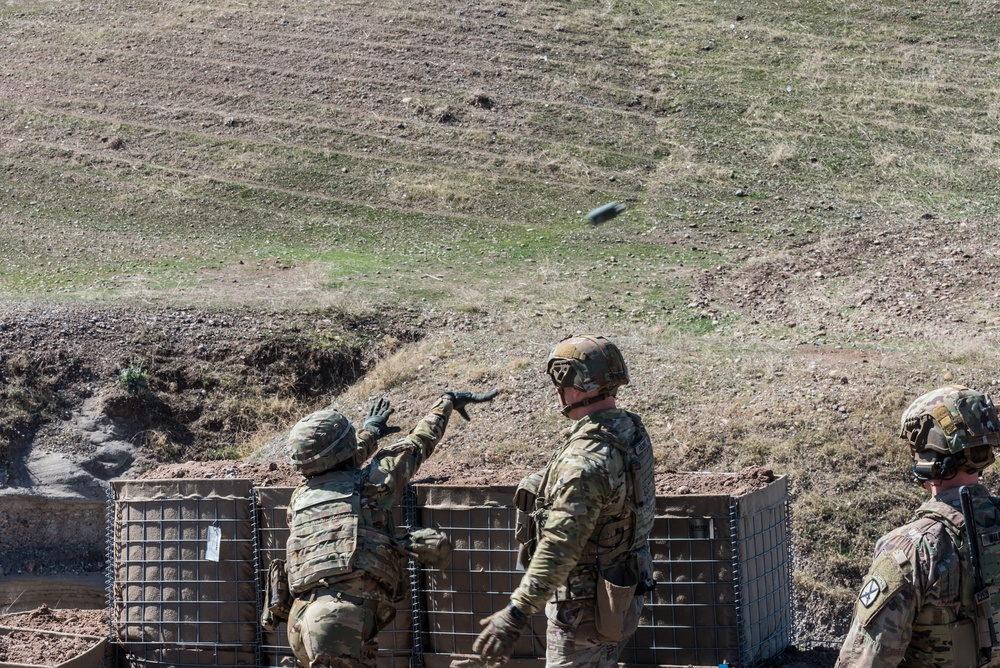 Coalition Forces Throw, Launch, Propel Grenades