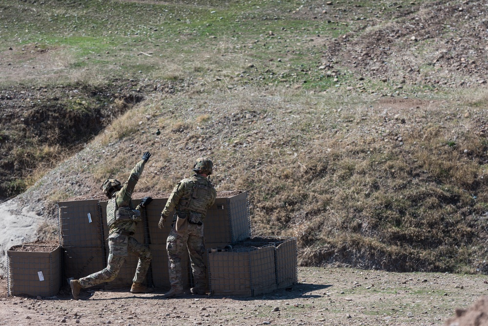 Coalition Forces Throw, Launch, Propel Grenades